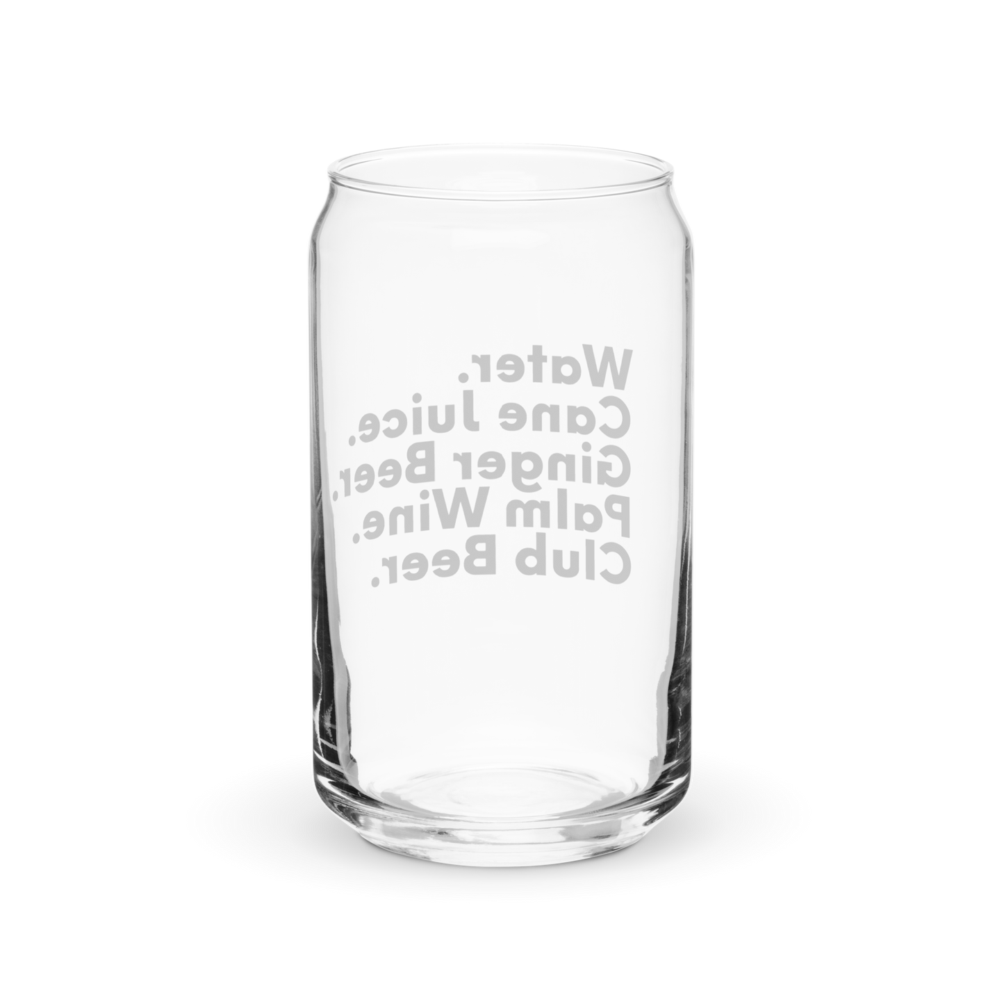 Afro Sips Can-Shaped Glass