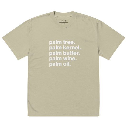 Palm Outputs Oversized Faded T-shirt