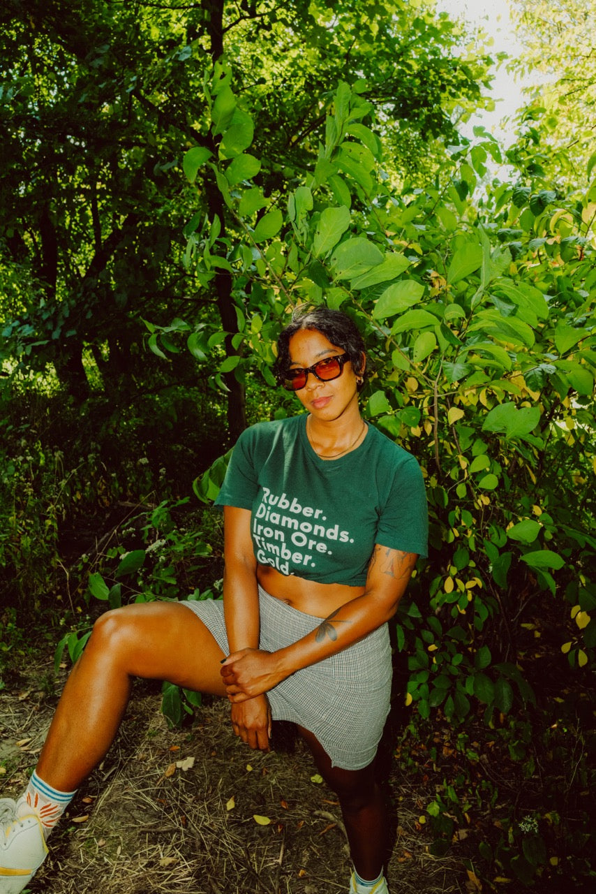 African Minerals & Resources, White Text - Unisex t-shirt