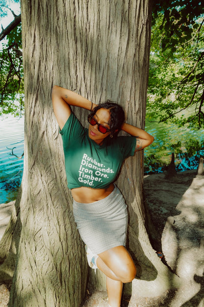 African Minerals & Resources, White Text - Unisex t-shirt